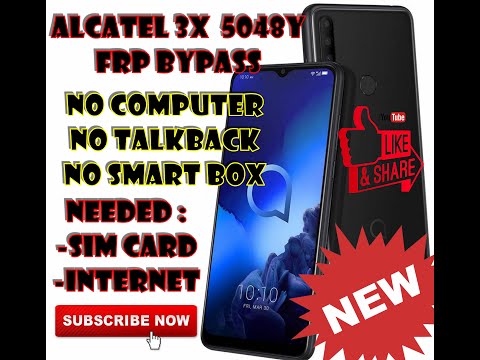 ALCATEL 3X  5048Y FRP BYPASS ADD CONTACT METHOD