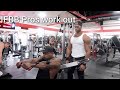 IFBB Pros work out (Andre Ferguson, Raymont Edmonds)