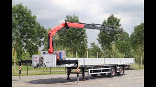 Купить полуприцеп платформу Zasław 2 AXLE OPEN TRAILER + FASSI F185-4 (YEAR 2023) REMOTE - Изображение 4 | Autoline LT Полуприцеп платформа Zasław 2 AXLE OPEN TRAILER + FASSI F185-4 (YEAR 2023) REMOTE | Изображение 4 - Autoline
