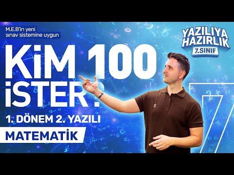 KİM 100 İSTER? | 7. Sınıf Matematik 1. Dönem 2. Yazılıya Hazırlık - 2025-2026 Sınav Full Tekrar