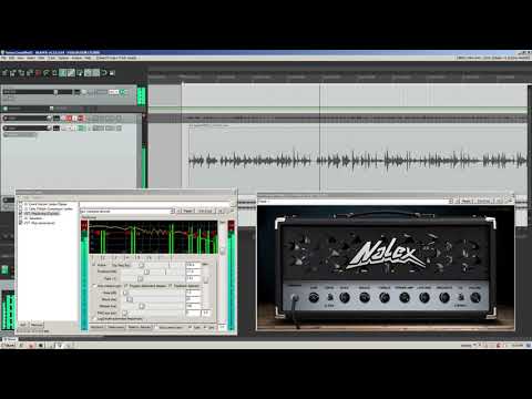Reaper jam session using the Nalex Gerbert V2 amp sim / plugin
