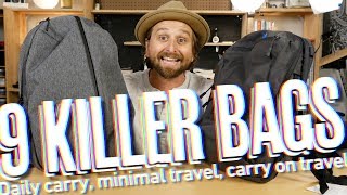 9 Amazing Backpacks: Daily Carry, Minimal Travel