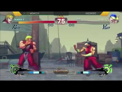 SXSW 2015 USF4 - Grand Finals - Momochi (Ken) vs Kazunoko (Yun)