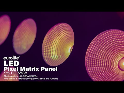 Eurolite LED Pixel Matrix Panel 5x5 RGB/WW