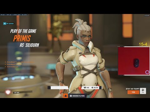 POTG! GALE INSANE SOJOURN GAMEPLAY OVERWATCH 2 SEASON 4 TOP 500