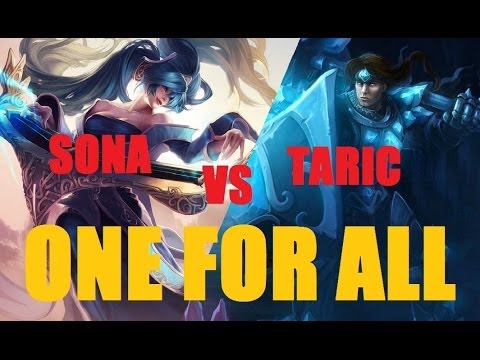 5 SONA OP - League of Legends ONE FOR ALL: Sona vs Taric - Full Gameplay/Commentary