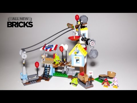 Vidéo LEGO Angry Birds 75824 : La démolition de cochon ville