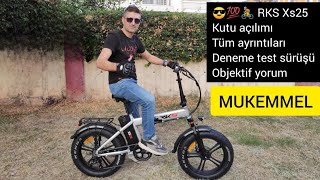 Rks XS25 Elektrikli bisiklet kutu açılımı,tanıtımı,deneme sürüş, Part 1 #ebike #