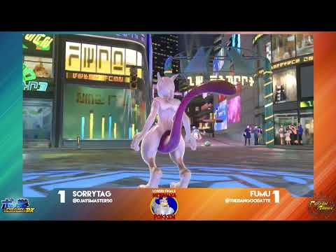 SorryTag (Croagunk/Mewtwo) vs Fumu (Blaziken/Decidueye) LFs Pokken at Legendary Wolf Games - 1/09/18