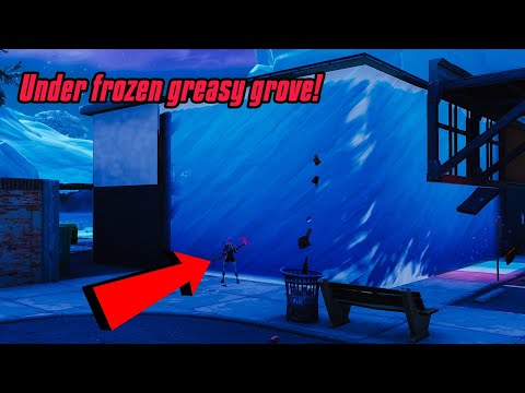 get inside the frozen greasy grove glitch in fortnite new fortnite glitches season 7 ps4 xbox one - fortnite greasy grove season 7
