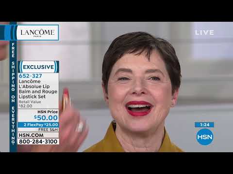 Lancme L'Absolue Lip Balm and Rouge Lipstick Set
