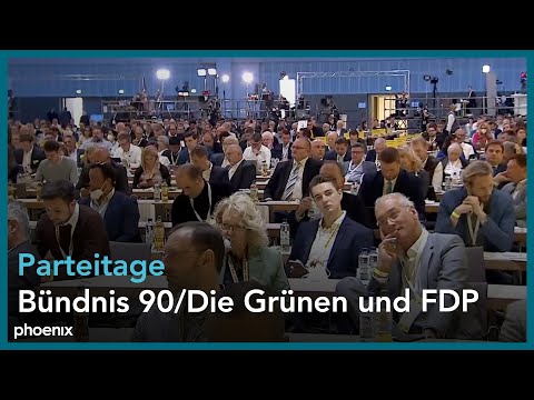 Parteitage Bündnis 90/Die Grünen und FDP