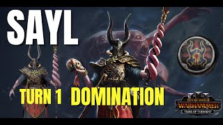 How to Dominate Turn 1 as Sayl the Faithless | Norsca Beginner Guide - Warhammer 3