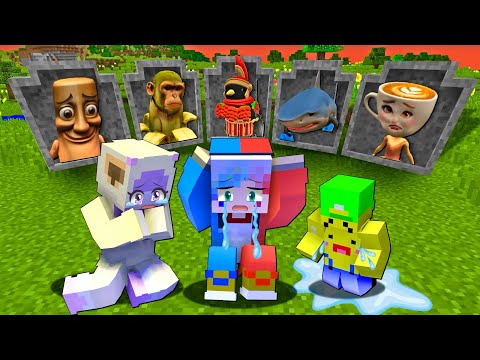 【死んだイタリアンブレインロットを救え😢】AI都市伝説を生き返らせるためにしに戻りした結果…⁉️【マイクラ マインクラフト】ぽっぴんず