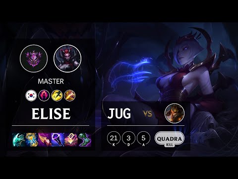 Elise Jungle vs Jarvan IV - KR Master Patch 11.16