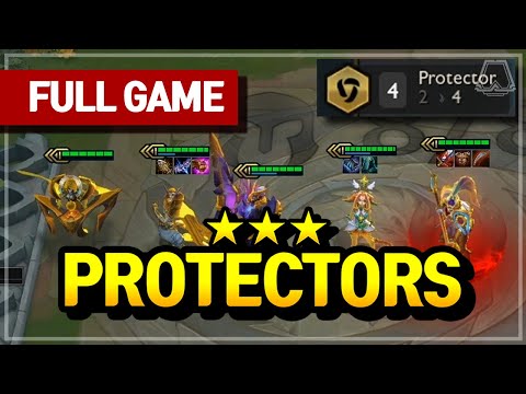 Full 3-star Protectors! (Protector Sniper Comp) - Teamfight Tactics Full Game | TFT Galaxies