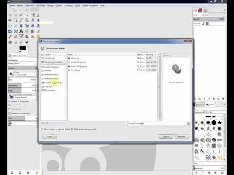 comment ouvrir the gimp