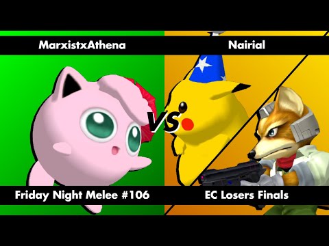 MarxistxAthena ( Puff ) vs Nairial ( Pikachu / Fox ) - [ EC Losers Finals ]