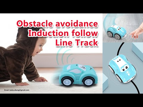 4-Mode Induction Follow Car Toys Link Tracker Obstacle Avoidance Remote Control Car With Ball