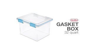 Sterilite 32 Quart Gasket Box