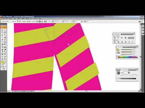 Scarf in Illustrator in Tamil Part 2