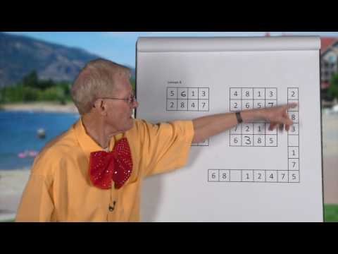 Sudoku For Kids Lessons 3,4,5 (6,8,and 9 cells) - YouTube