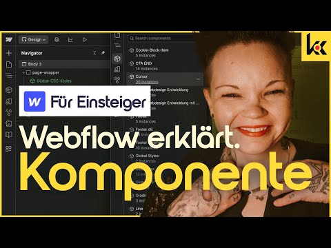 Webflow Tutorial: Komponente anlegen - So erkennst & erstellst du eigene Komponenten #08