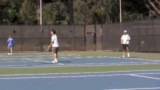 preview picture of video 'Tennis at Millbrae Rec Center (Part 1)'