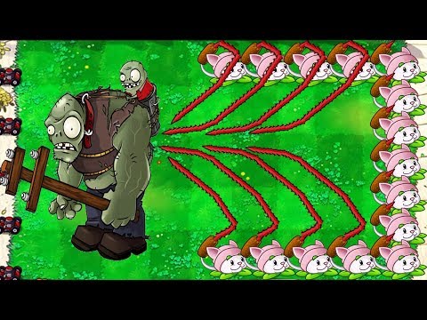 Cattail vs Gargantuar vs Giga Gargantuar Epic PvZ 1 - Zombies GO