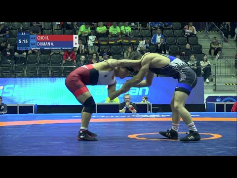 1/8 FS - 57 kg: H. CHO (KOR) v. A. DUMAN (TUR)