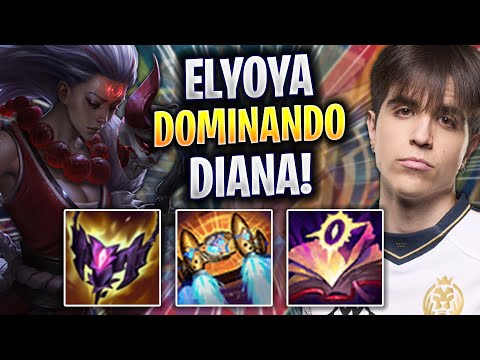 ELYOYA DOMINANDO CON DIANA! - MAD Elyoya Juega Diana Jungla vs Wukong! | Season 2023