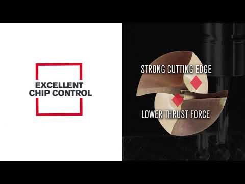 DIAEDGE MFE Series Solid Carbide Flat Bottom Drills