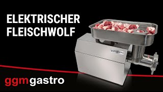 Heavy Duty Electric Meat Mincer Size 22 - 450-480kg/h - 1.1 kW - Mincing Plate 4.5mm