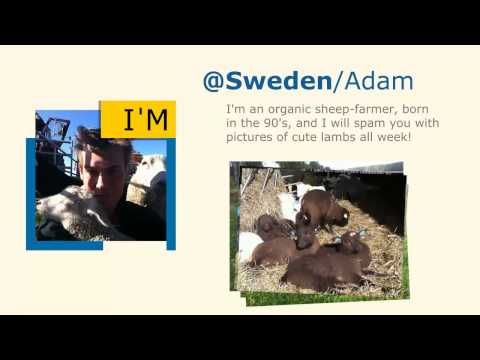 国家の Twitter を、市民に預ける / スウェーデン政府「CURATORS OF SWEDEN」