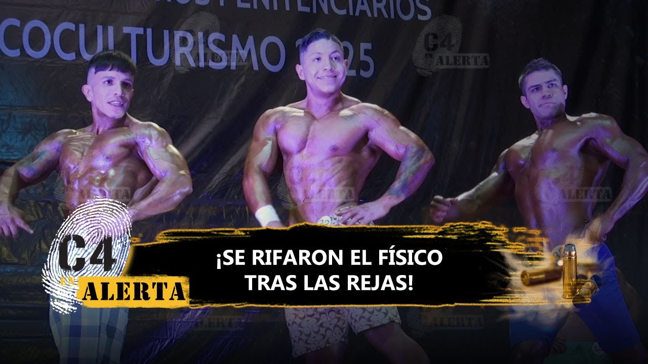 De la condena al escenario: reclusos participan en concurso de fisicoculturismo en la capital