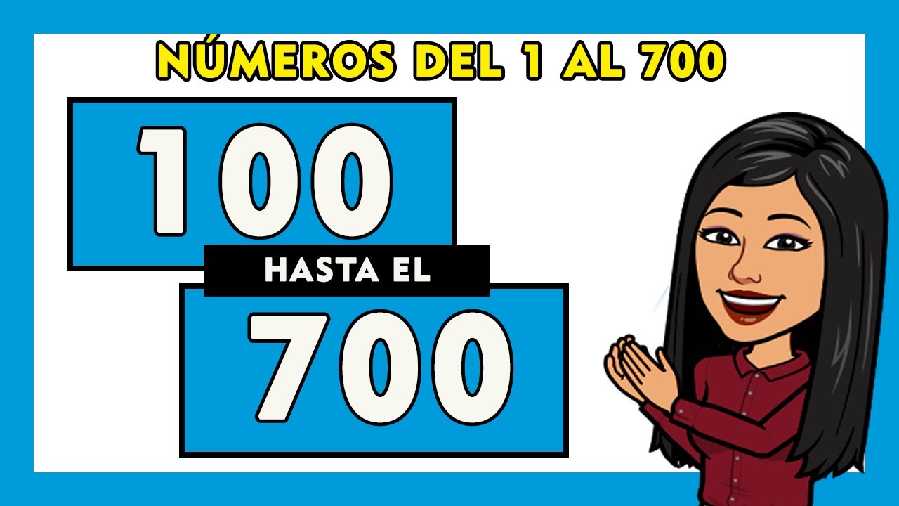 🌝Números del 100 al 700 en letras en español ✅ | Spanish Numbers 100-700