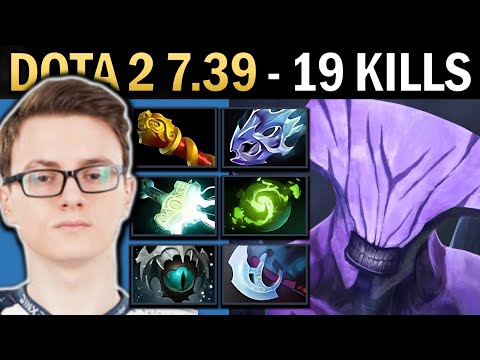 Faceless Void Gameplay with 19 Kills and Moon Shard - Dota 7.39