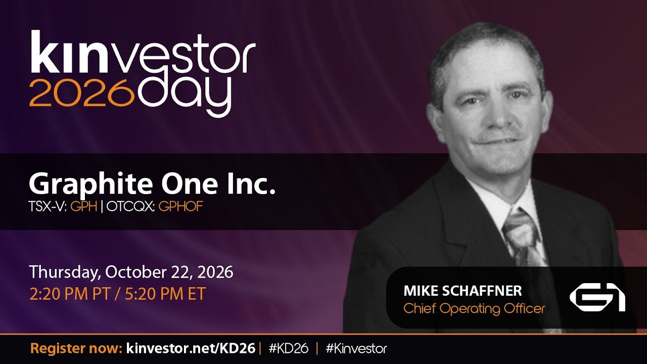Graphite One Presenting at the Kinvestor Day 2026 Virtual Investor Conference