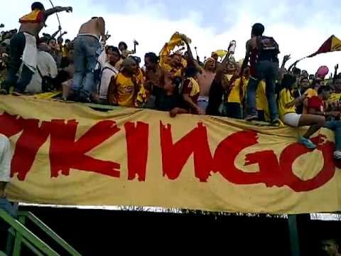 "Llego la banda el hijo bobo" Barra: Los Vikingos &bull; Club: Aragua