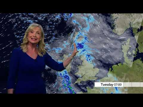 BBC Weather today in UK - February 9th 2026