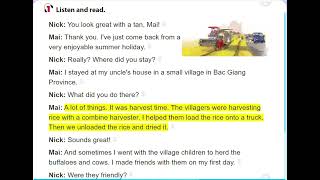 Global Success 8 - Unit 2 - Getting Started: Last summer holiday