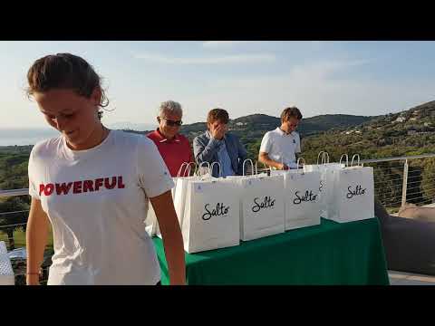 Premiazione gara Salto Italy golf Cup - GC Punta Ala 11.08.2020