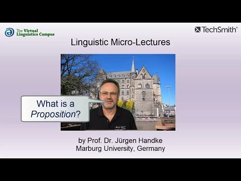 SEM_020 - Linguistic Micro-Lectures: Propositions