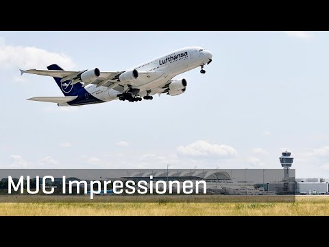 MUC Impressionen: Der Luftverkehr boomt seit 2023 wieder am Flughafen München
