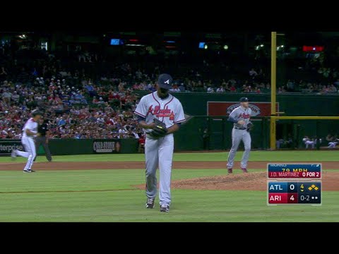 ATL@ARI: Morris K's Martinez to escape a jam