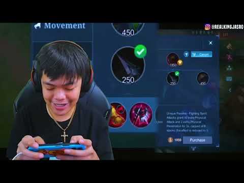 KINGJASRO - FANNY ALL RED BUILD!! (LIFESTEAL GOD!) - Mobile Legends