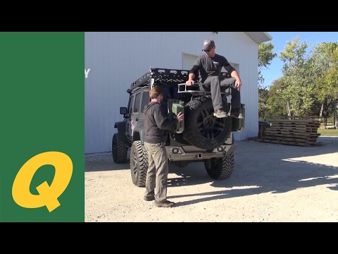 LOD Destroyer Series Rear Bumper and Tire Carrier for Jeep Wrangler JK