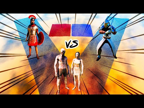 1,000,000 ZOMBIES vs team ROMANS & CRUSADERS  | Ultimate Epic Battle Simulator 2