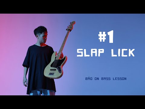 #1 Slap Bass Licks // Bao's Bass Lessons (tab) - C minor