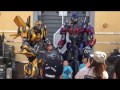Transformers Meeting Both Optimus Prime & Bumblebee Universal Studios Hollywood 2017